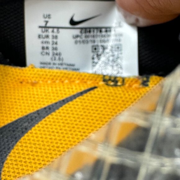 Nike x Off-White Black Laser Fuchsia Vapor Street Sneakers Size 7 - Picture 6 of 12